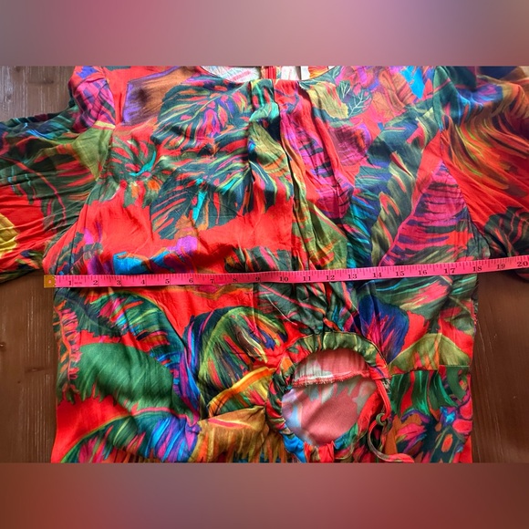 FARM Rio Vibrant Tropical Midi Dress - Picture 15 of 15